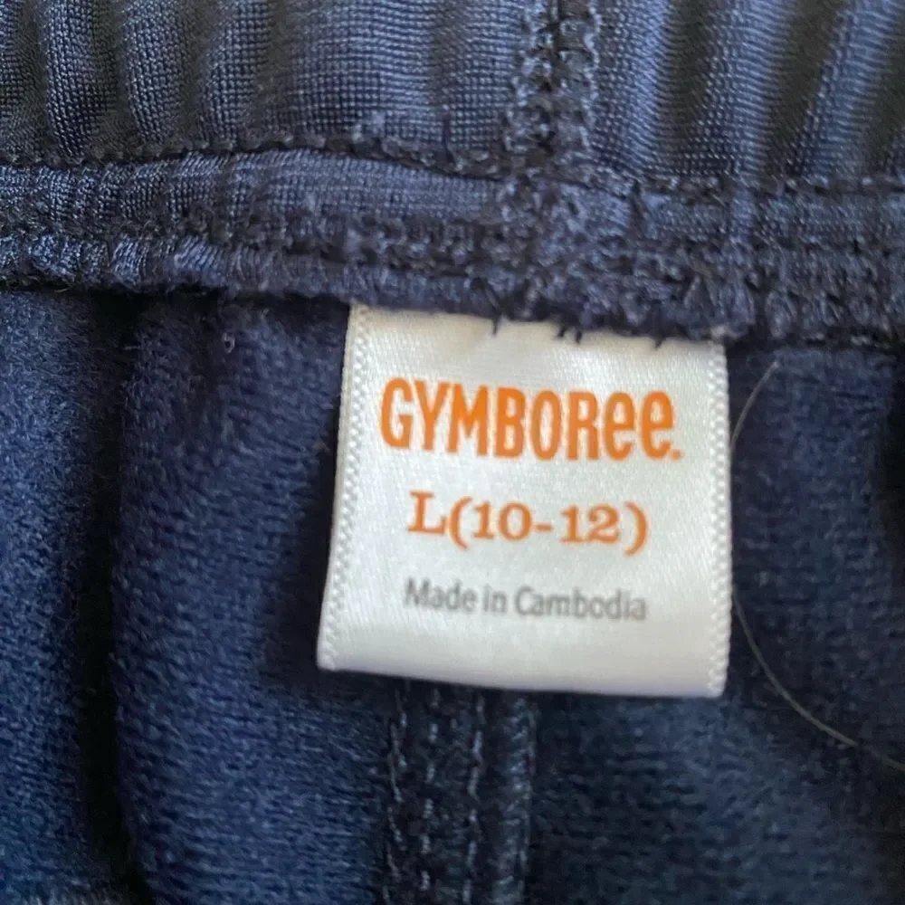 GYMBOREE SIZE L10-12 BLUE CAMOUFLAGE PANTS